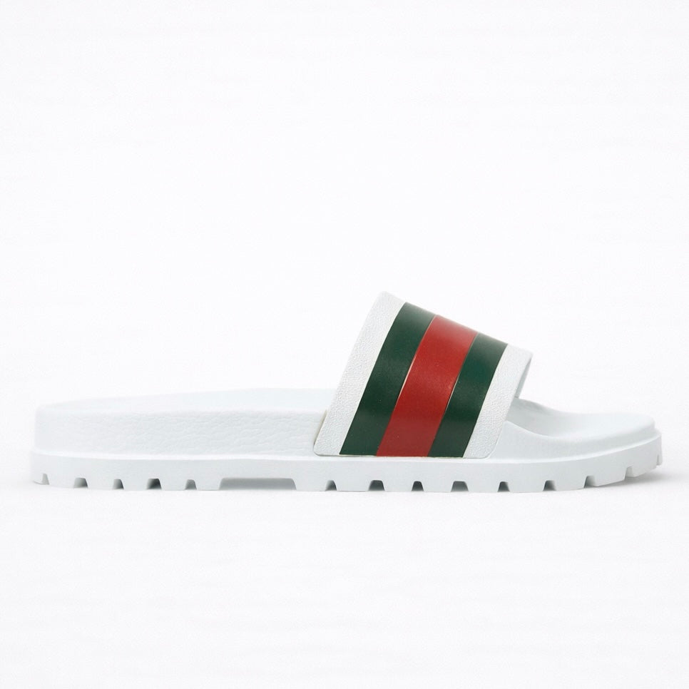 Claquettes - Rouge / Verte