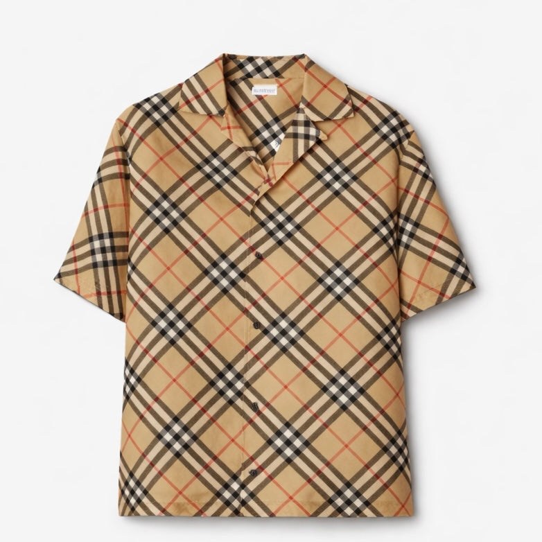T-shirt En Soie - Marron