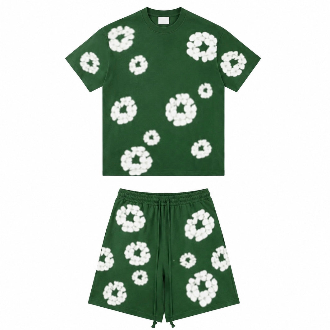 Ensemble Fleurs - Vert
