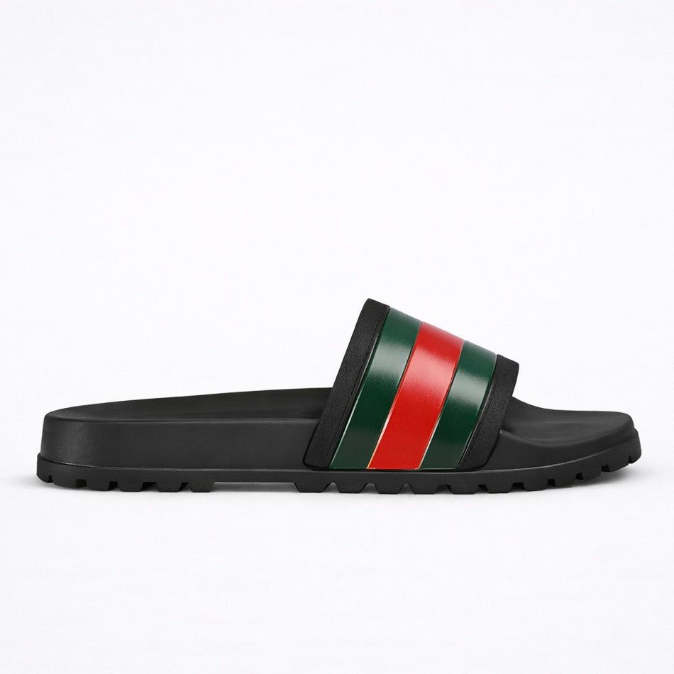 Claquettes - Rouge / Verte