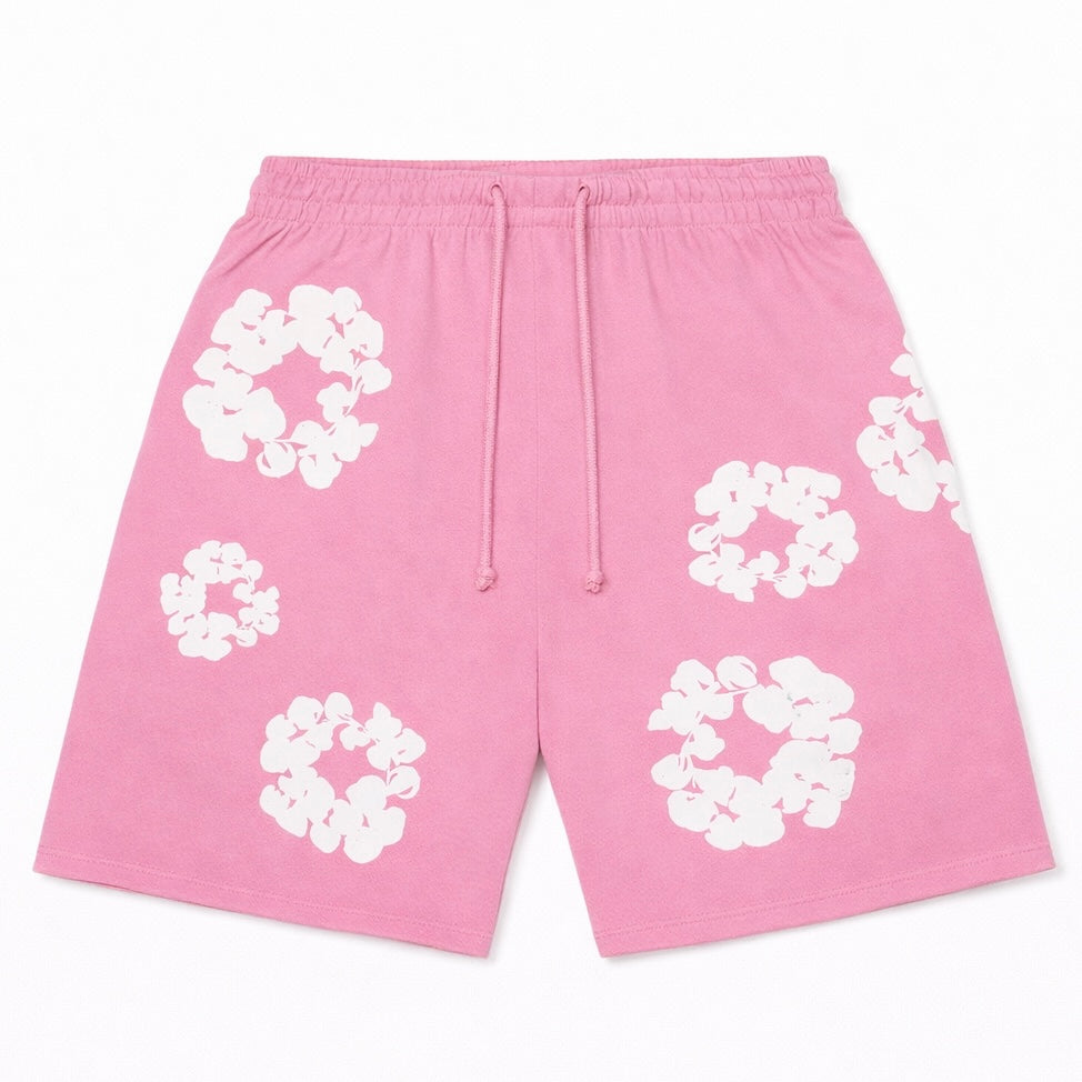 Short - Rose / Blanc