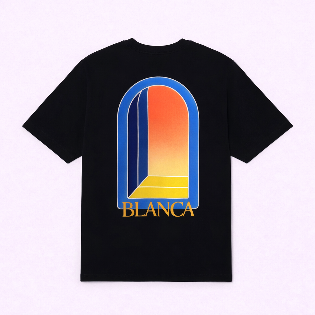 T-shirt  - Bleu / Rouge