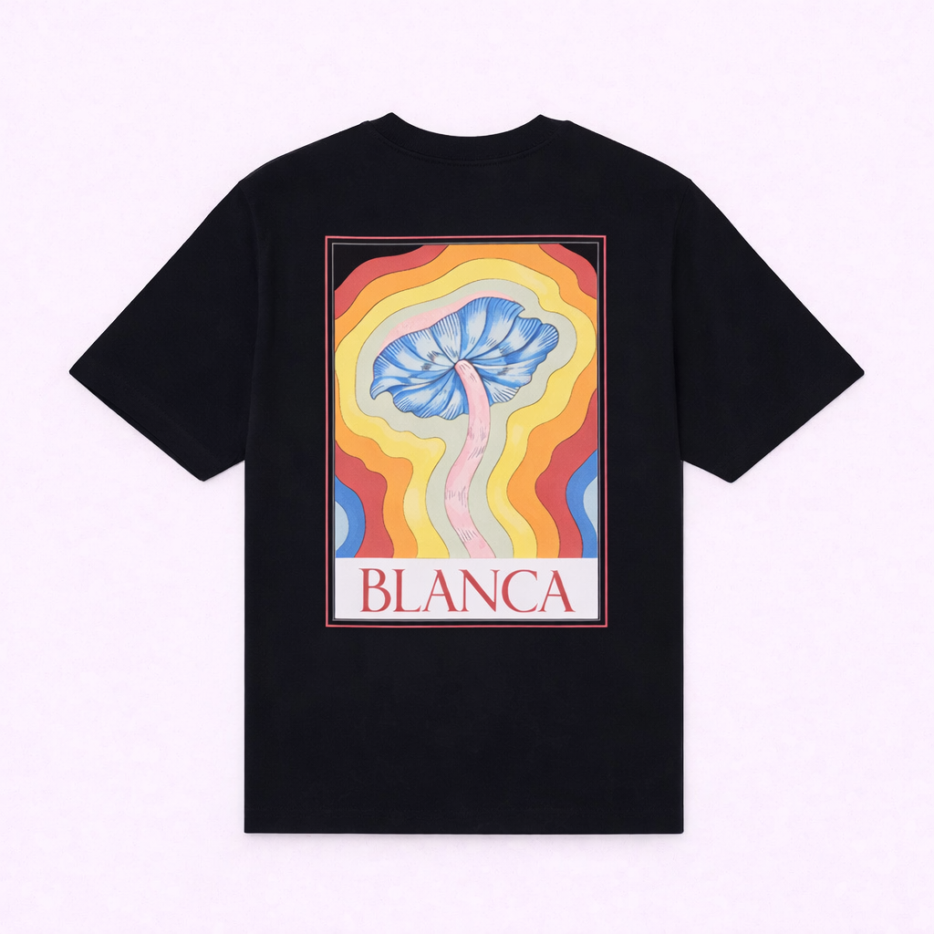 T-shirt  - Noir / Multicolore