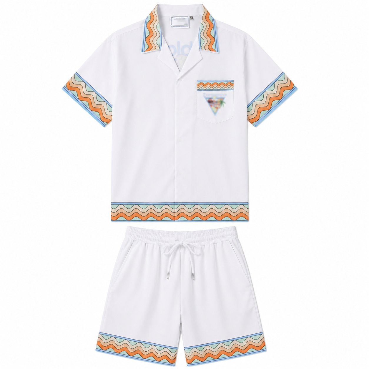 Ensemble Casa -  Blanc / Orange